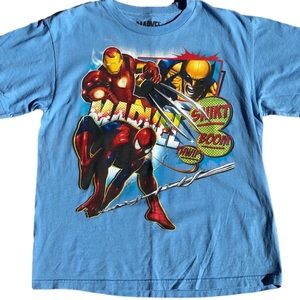 Vintage Marvel Spider Man/Iron Man/ Wolverine Tee